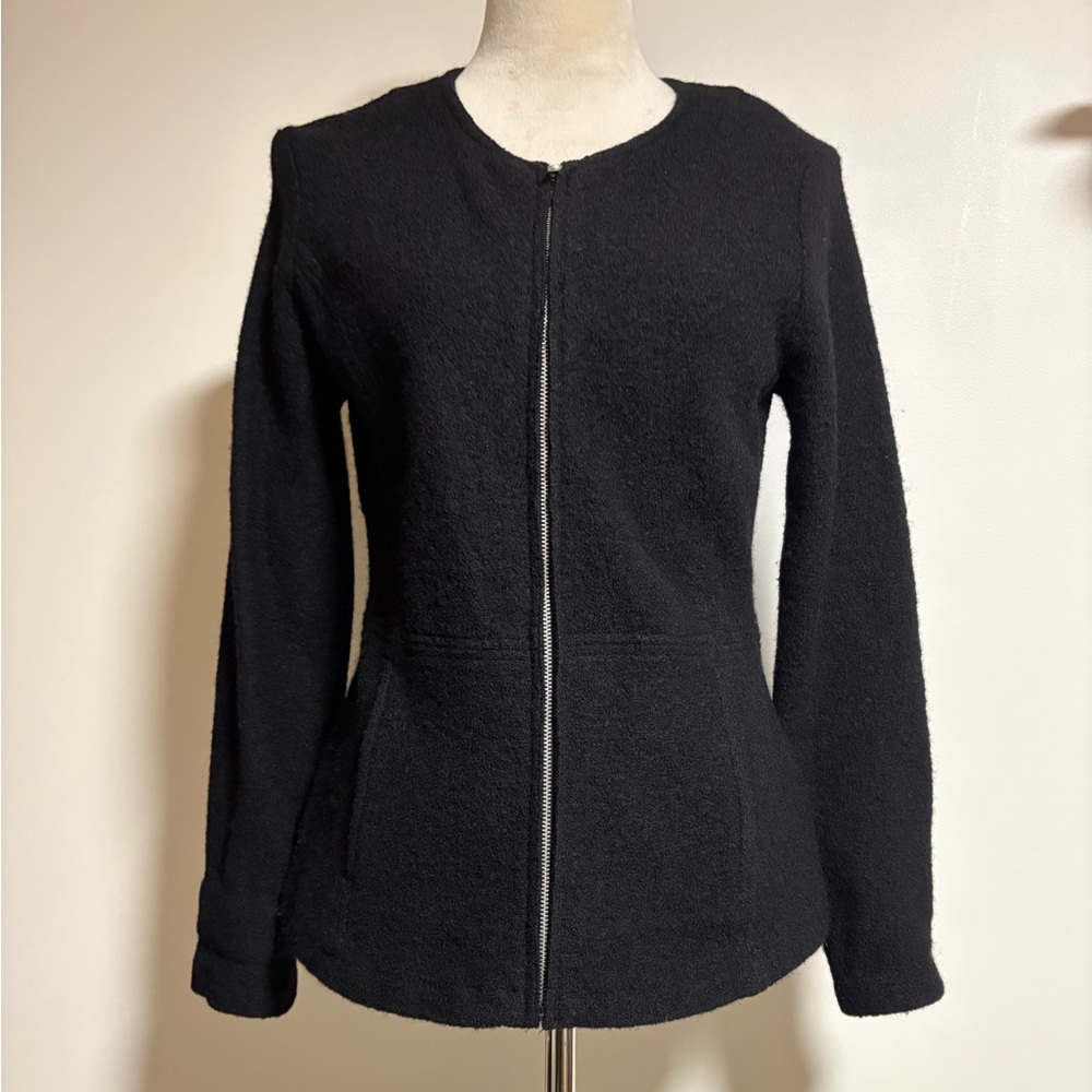 Jones NY Mohair Zip Cardigan